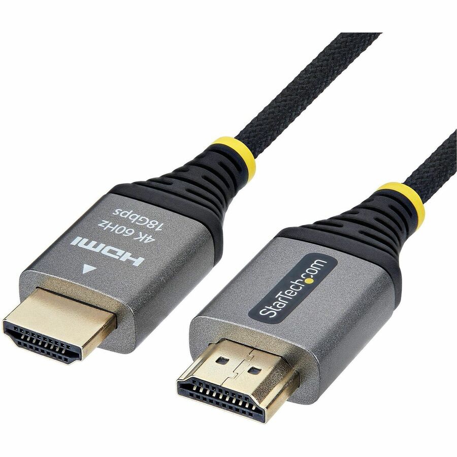 StarTech 10ft (3m) Premium Certified High Speed HDMI Cable, Ultra Flexible,