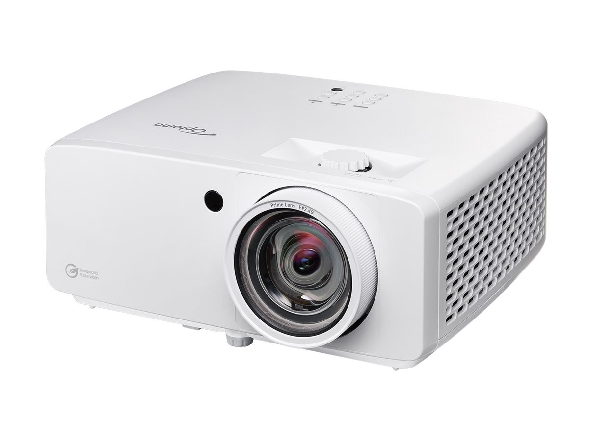 Optoma ZK521ST - DLP projector - short-throw - 3D - white