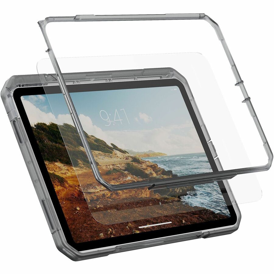 Trooper iPad 11" (A16, 11th Gen, 2025) Case with Screen Protector - Ice/Ash