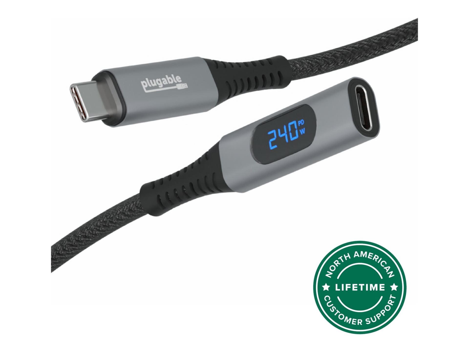 Plugable - USB extension cable - USB-C to USB-C - 1 m