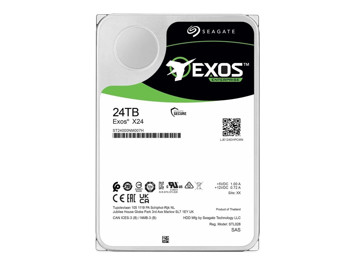 Seagate - hard drive - 24 TB - SAS 12Gb/s