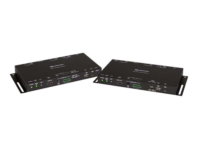 Crestron HD-EXT-USB-2000-C - transmitter and receiver - video/audio/infrare