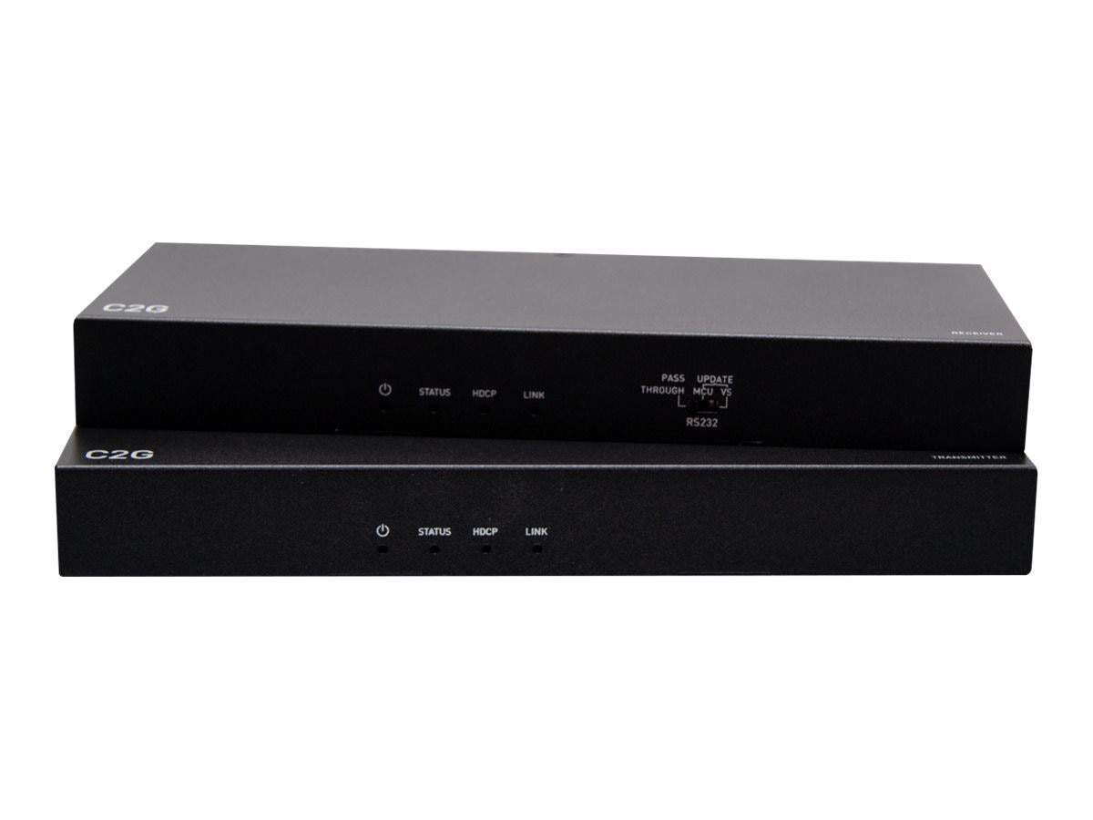 C2G HDMI HDBaseT + 3.5mm, USB-B to A, and RS232 over Cat Extender Box Trans