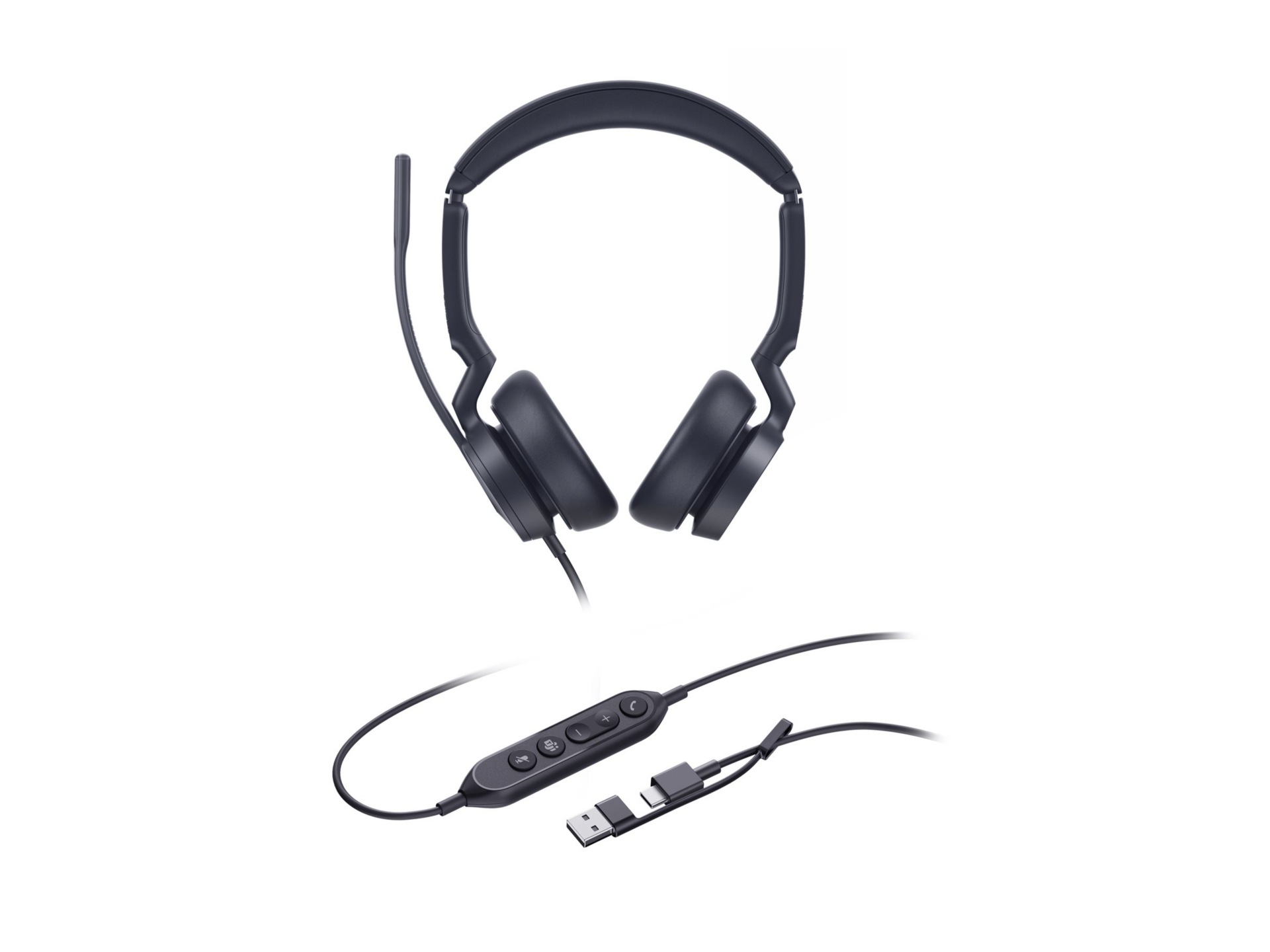 Yealink UH46 Dual - headset - USB-A, USB-C