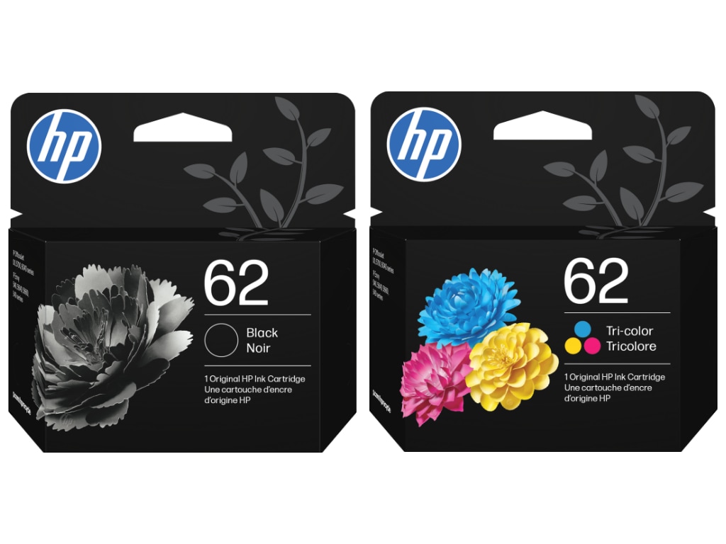 HP 62 Black/Tri - Color Ink Bundle