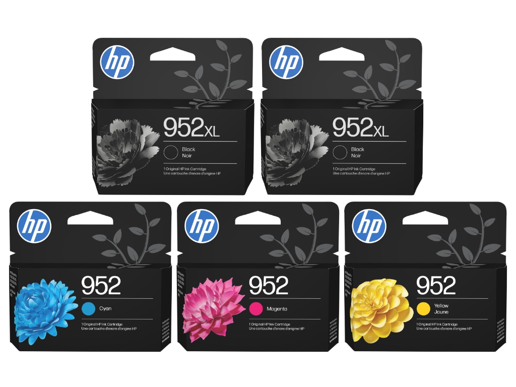 HP 952XL (2) Black + 952 CMY 5PK