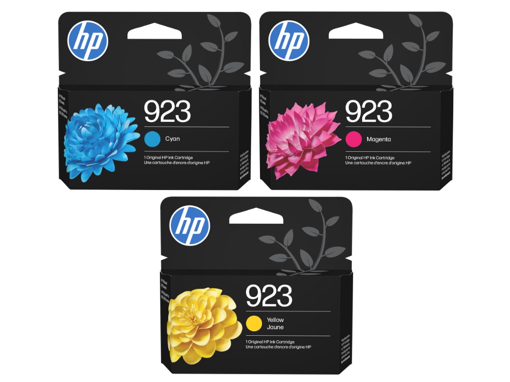 HP 923 CMY Original Ink 3PK