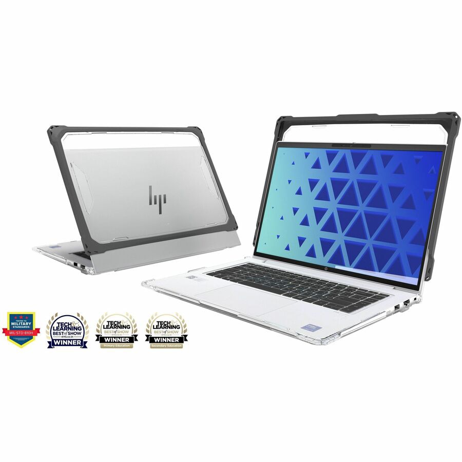 MAXCases Extreme Shell-FL Chromebook Case for HP 14" Probook 440, 445 G11 and HP EliteBook 6 G1a 14" (Grey/Slide-On Top,