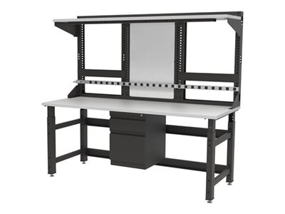 Safco TechWorks Typical 4 - workstation - rectangular