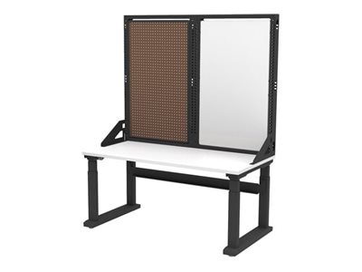 Safco TechWorks Typical 6 - workstation - rectangular