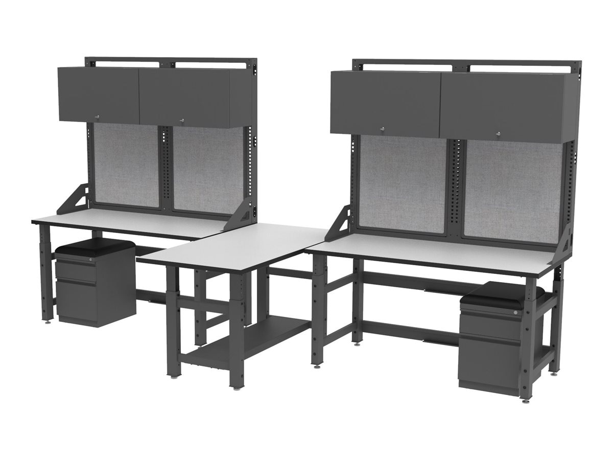 Safco TechWorks Typical 9 - workstation - rectangular