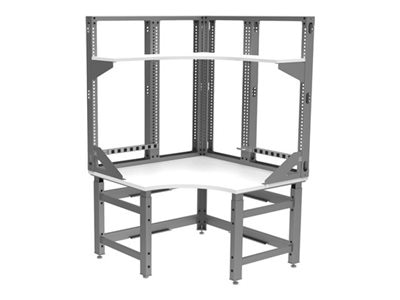 Safco TechWorks Typical 7 - workstation - corner