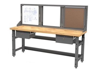 Safco TechWorks Typical 3 - workstation - rectangular