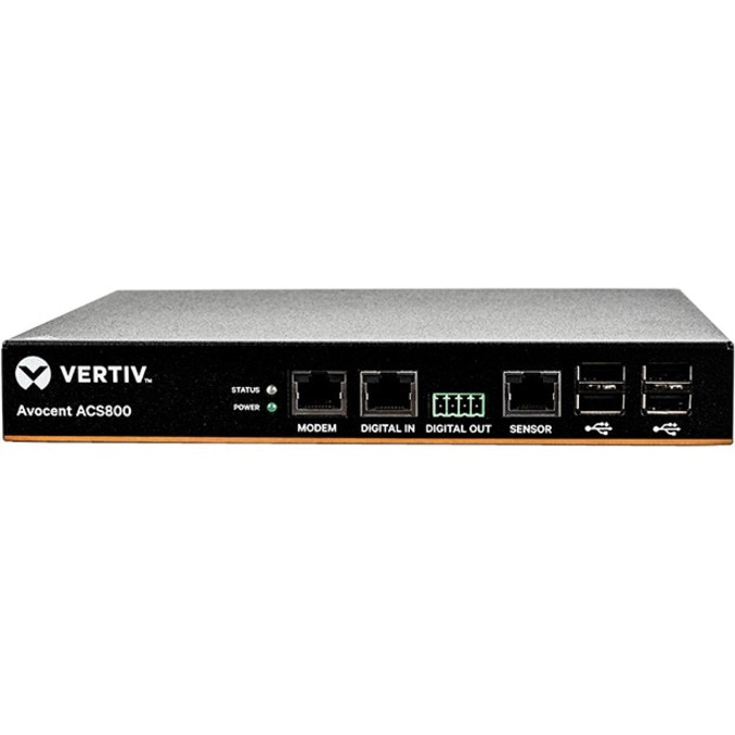 Vertiv Avocent ACS800 - 4-PortSerial Console with external AC/DC Power Bric