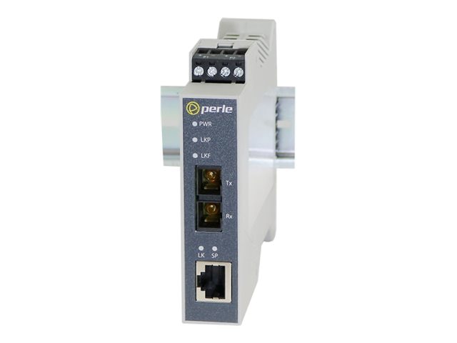 Perle SR-1110-SC10-XT - fiber media converter - 10Mb LAN, 100Mb LAN, 1GbE -