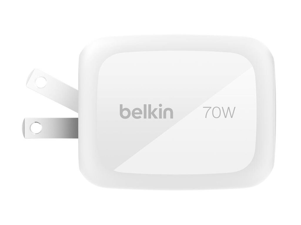 Belkin BoostCharge Pro power adapter - GaN - 2 x USB-C, USB - 70 Watt