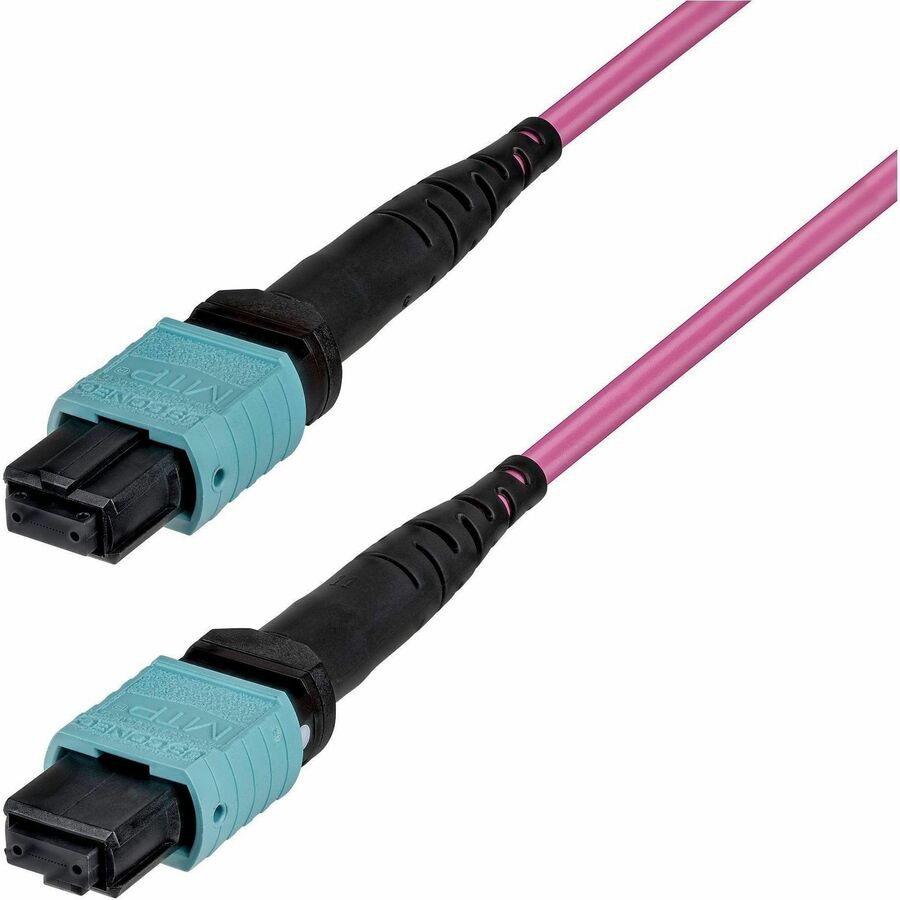 StarTech 2m (6ft) MTP®/MPO Fiber Optic Cable, 12F Type-B, OM4 Multimode MTP