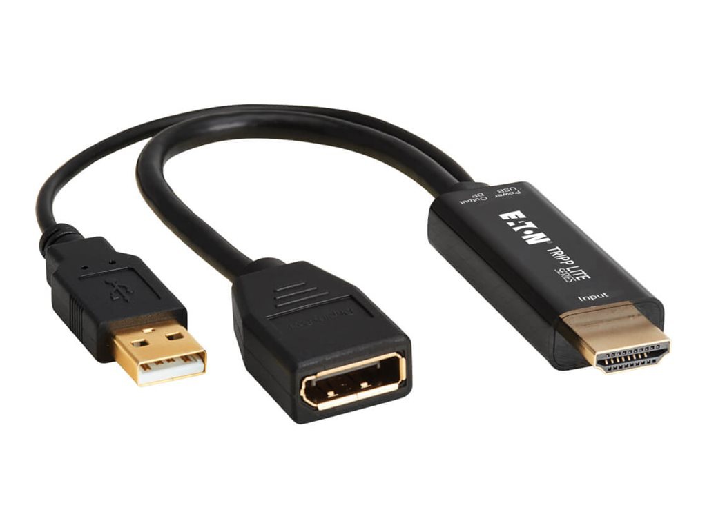 Eaton Tripp Lite Series HDMI to DisplayPort Active Converter M/F with USB P