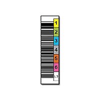 EDP LTO 3 BARCODE LABEL 6 CHARACTERS VERTICAL