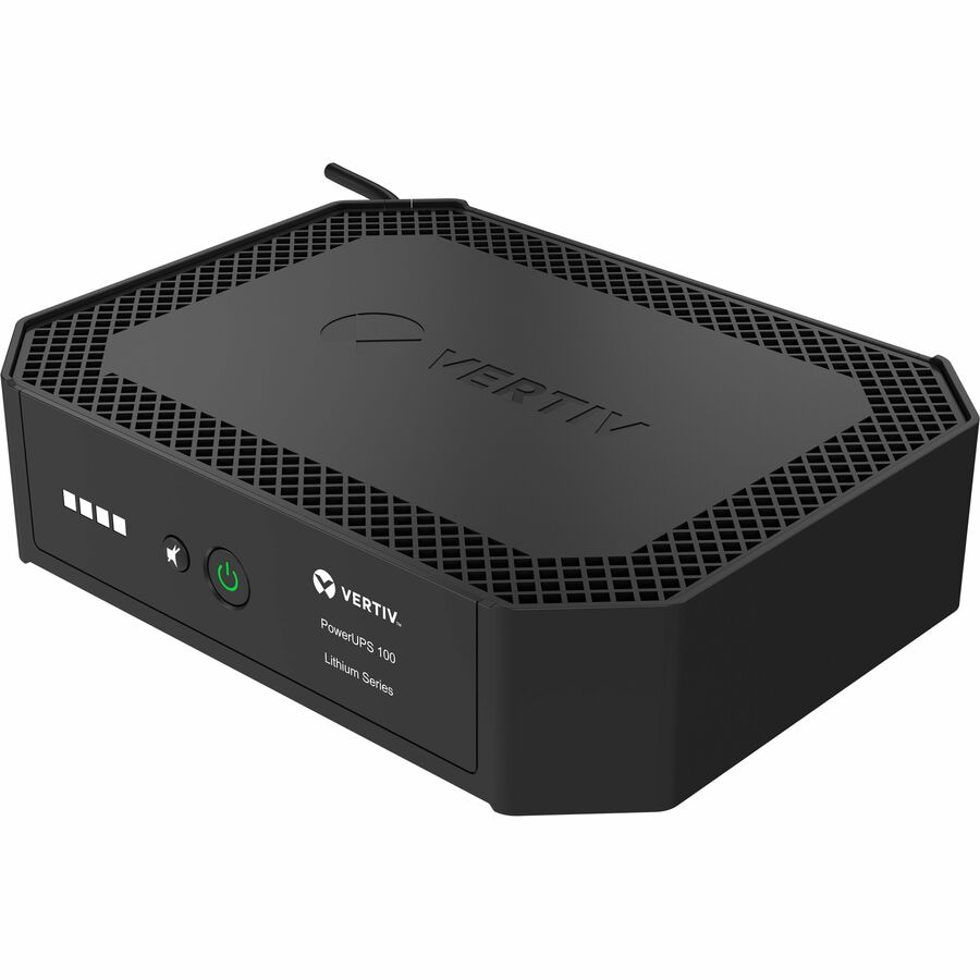 Vertiv PowerUPS 100 Standby Lithium-Ion UPS PUL-350LVT, 350VA/210W, 120V, W