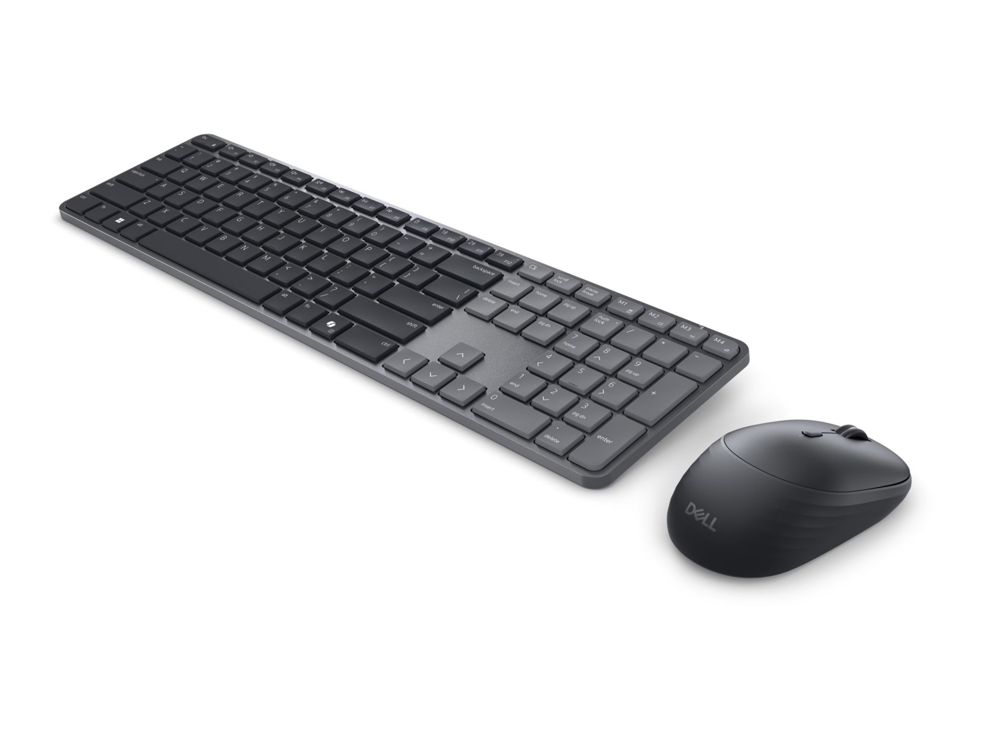 Dell Pro 7 KM726 - keyboard and mouse set - Slim - QWERTY - Canadian Multil