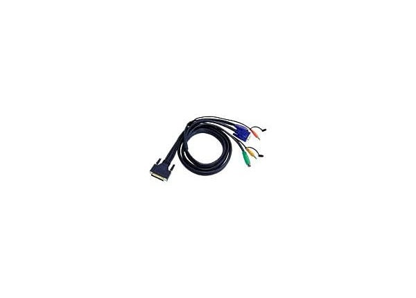 ATEN 15FT DB25/PS2 CABLE W/HD15