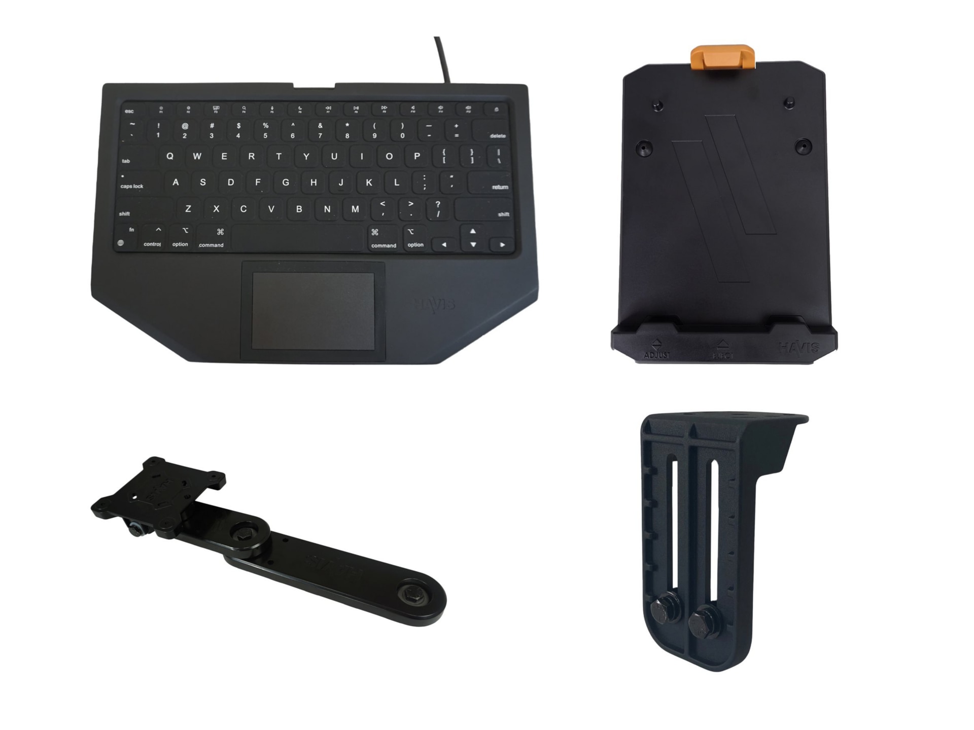 Havis - Premium Package - keyboard - with mount - with touchpad Input Devic