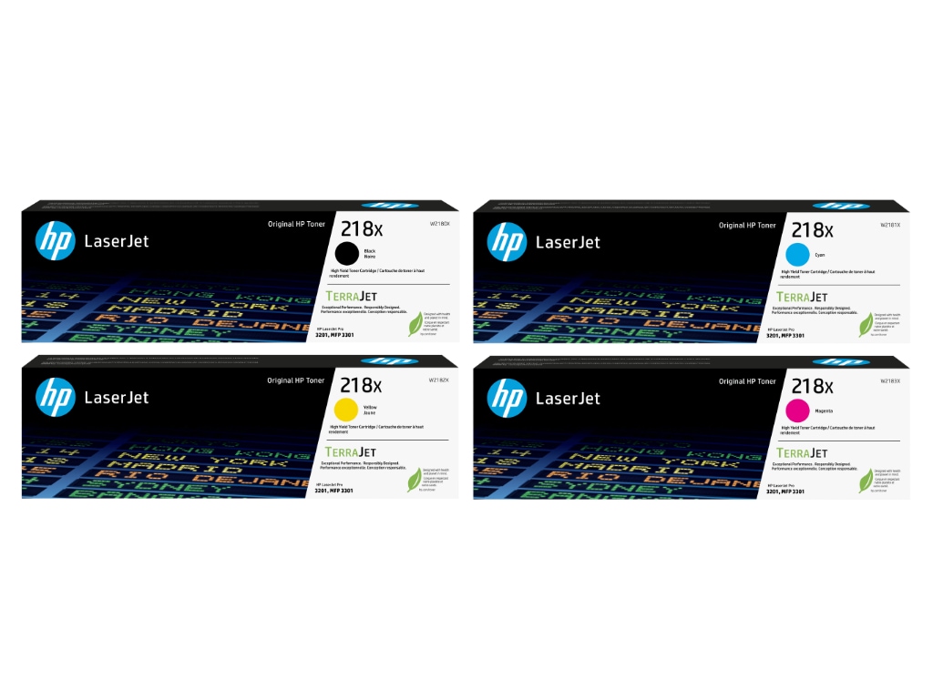 HP 218X KCYM Quad LaserJet Toner Crtg