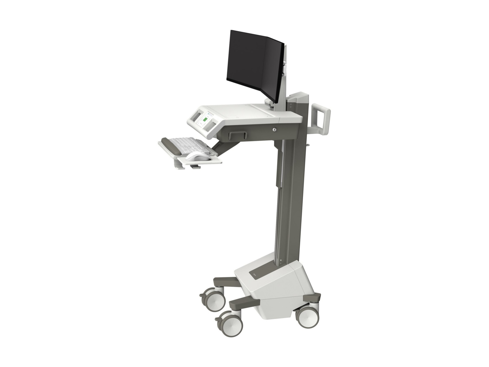 Ergotron Mosaic cart - for 2 LCD displays / keyboard / mouse / CPU - dual s