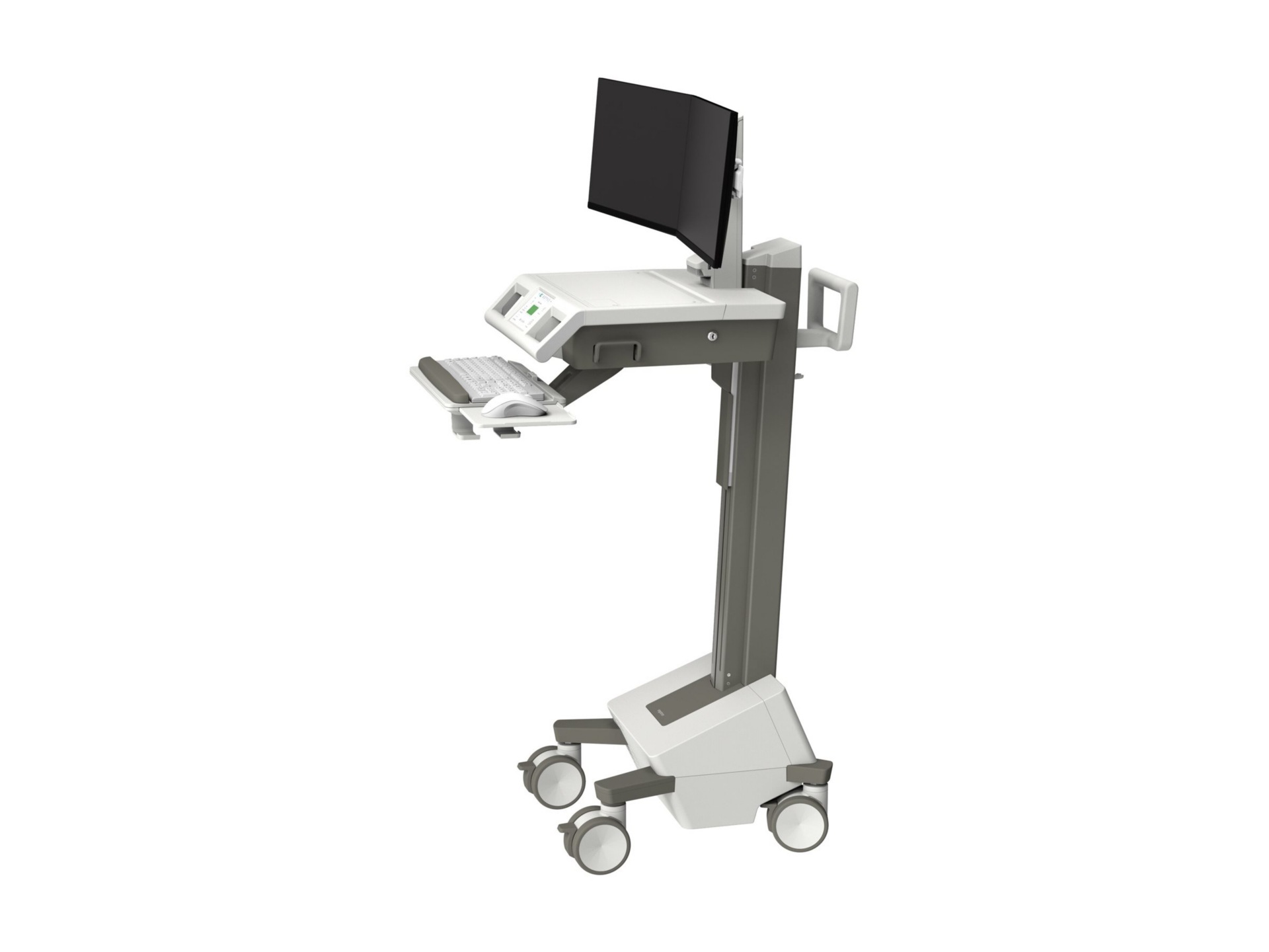 Ergotron Mosaic cart - for 2 LCD displays / keyboard / mouse / CPU - dual s