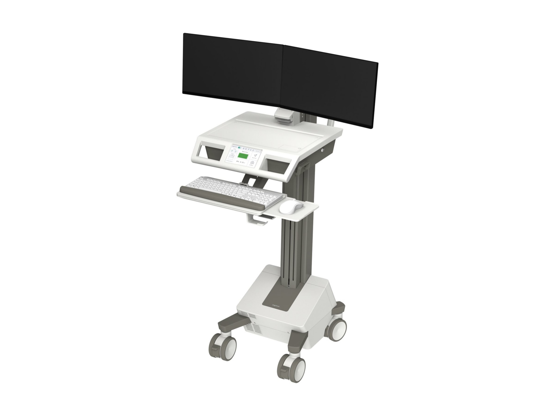 Ergotron Mosaic cart - for 2 LCD displays / keyboard / mouse / CPU - dual s