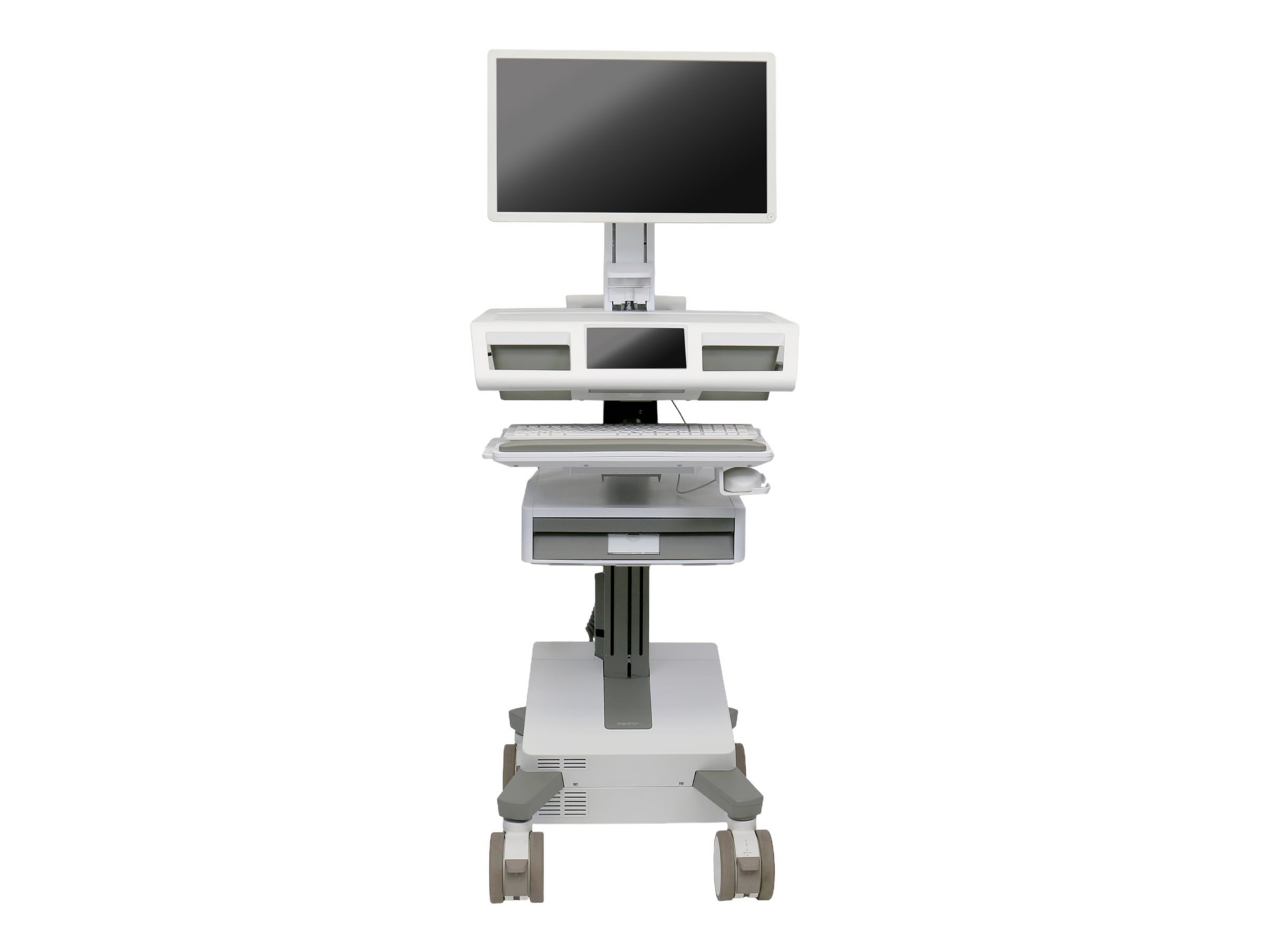 Ergotron Mosaic cart - for LCD display / keyboard / mouse / CPU - with HD r
