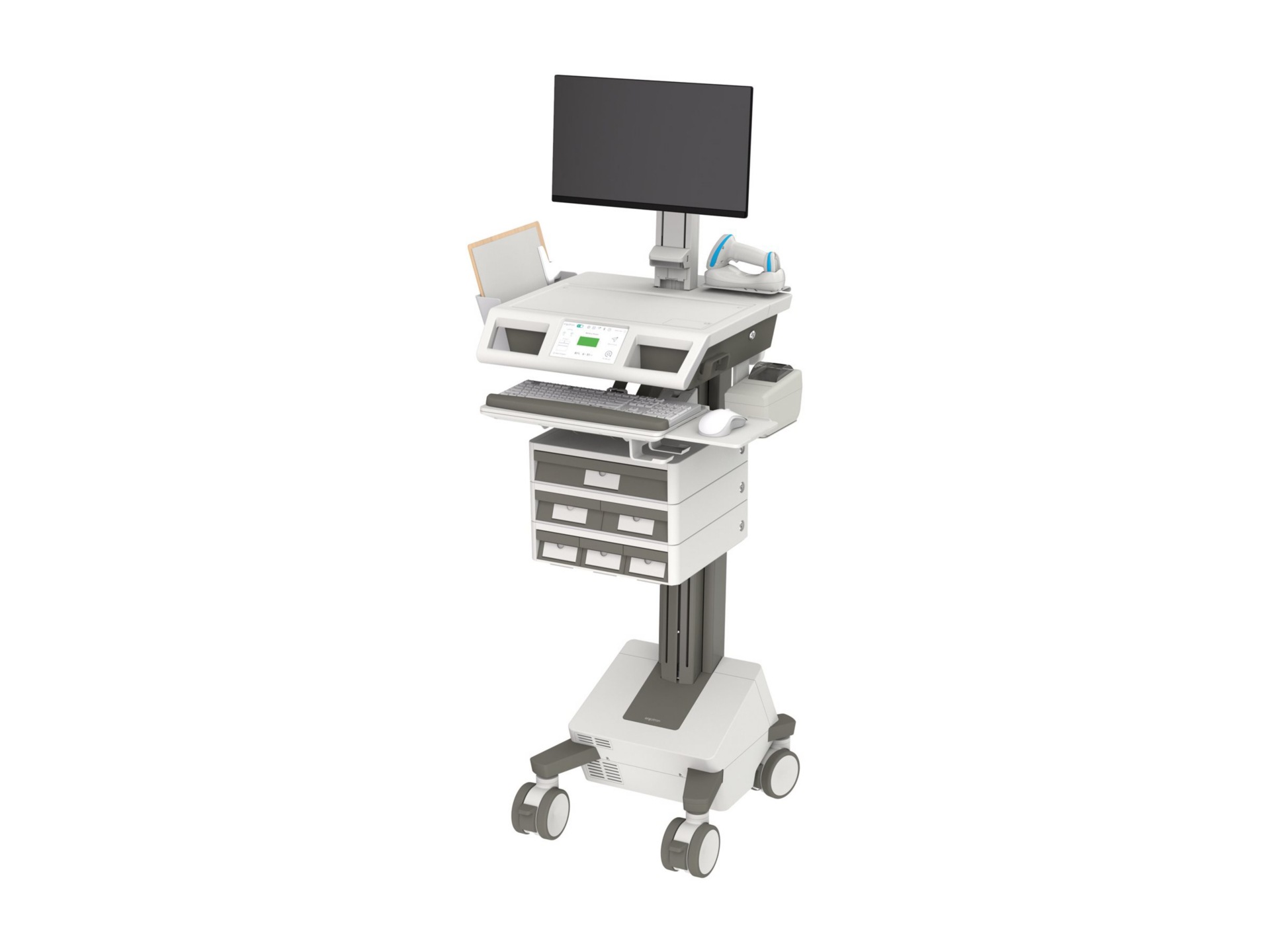Ergotron Mosaic cart - for LCD display / keyboard / mouse / CPU - with HD r