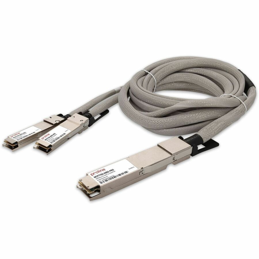 Proline Mellanox MCP7Y60-H002 Compatible 400GBase-CU OSFP to 2xQSFP56 Direc