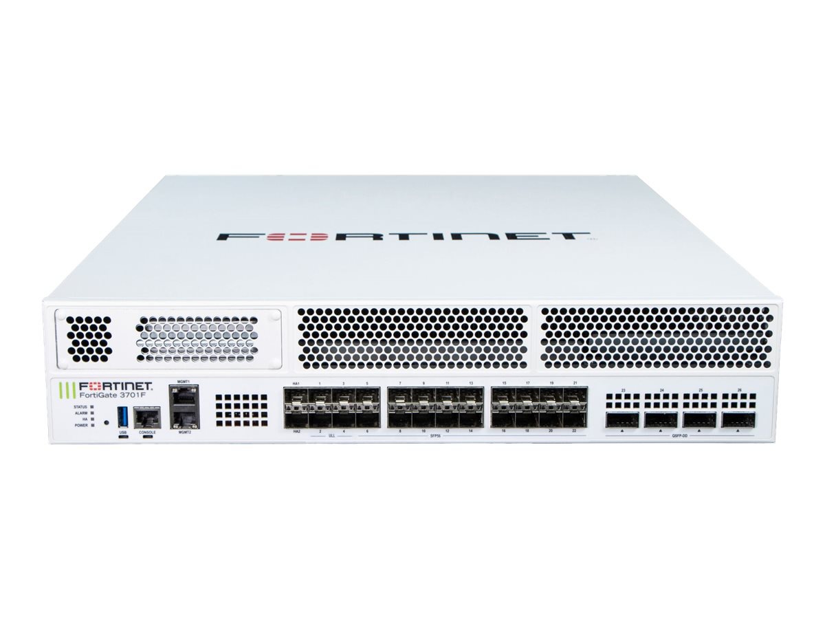 Fortinet FortiGate 3700F - security appliance - with 3 years FortiCare Prem