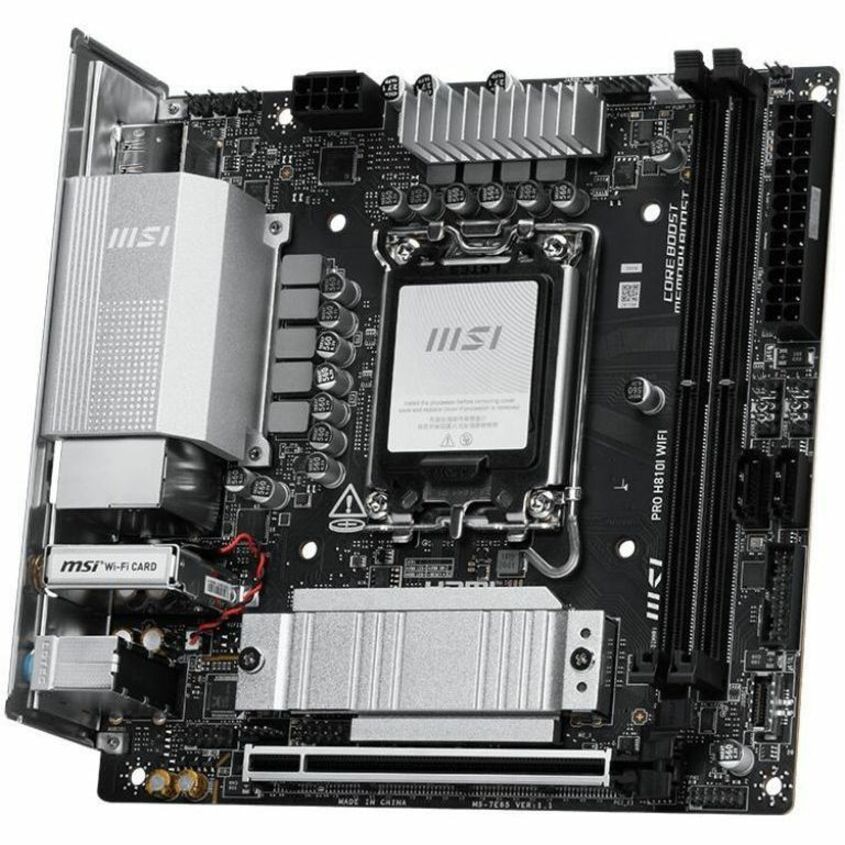 MSI H810I WIFI Gaming Desktop Motherboard - Intel H810 Chipset - Socket LGA