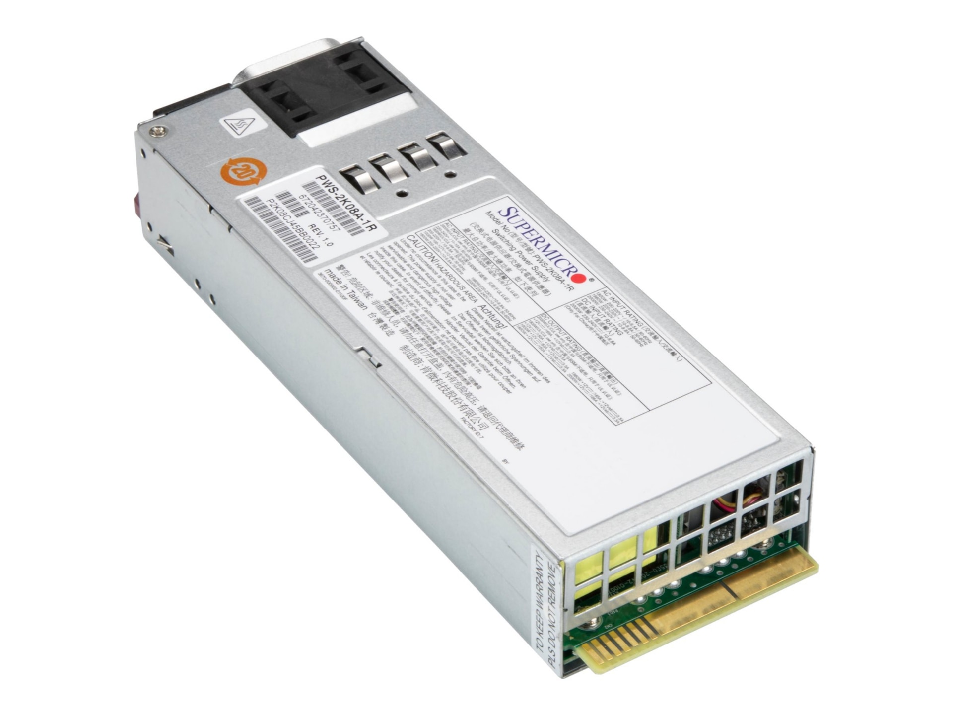 Supermicro PWS-2K08A-1R - power supply - hot-plug / redundant - 2000 Watt