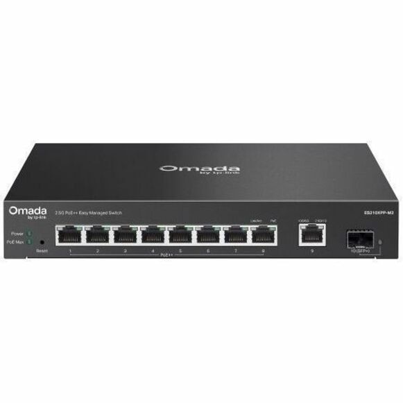 Omada 8-Port 2.5G + 2-Port 10G Easy Managed Switch with 8-Port PoE++