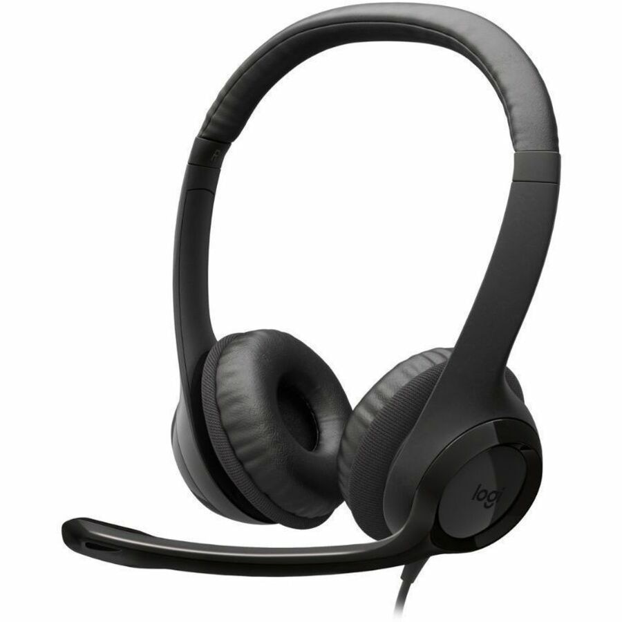 Logitech H390 Wired Headset, TAA Compliant, Stereo Headphones with Noise Ca