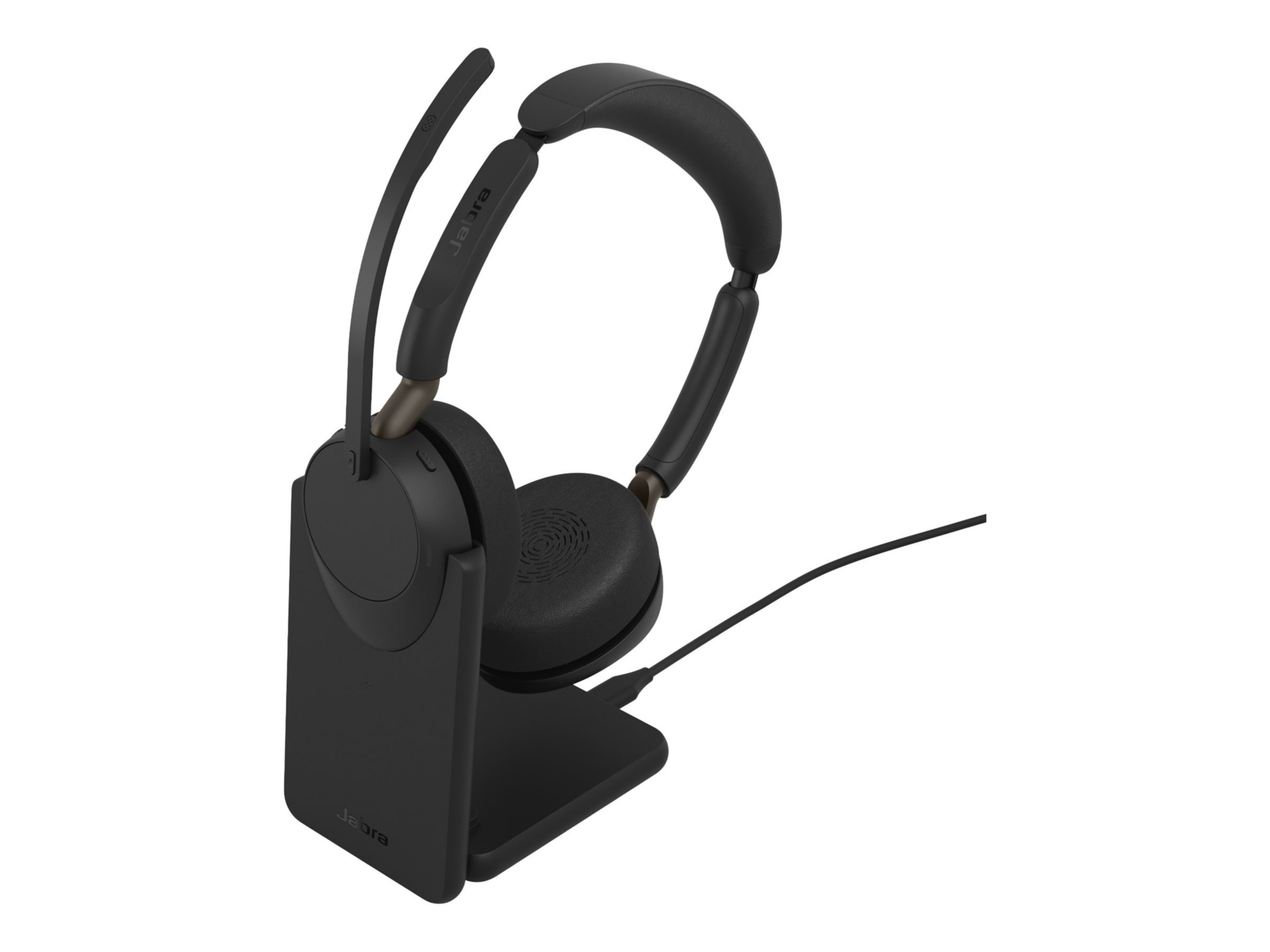 Jabra Evolve3 65 UC Stereo - headset - USB-C via Bluetooth adapter, USB-C -