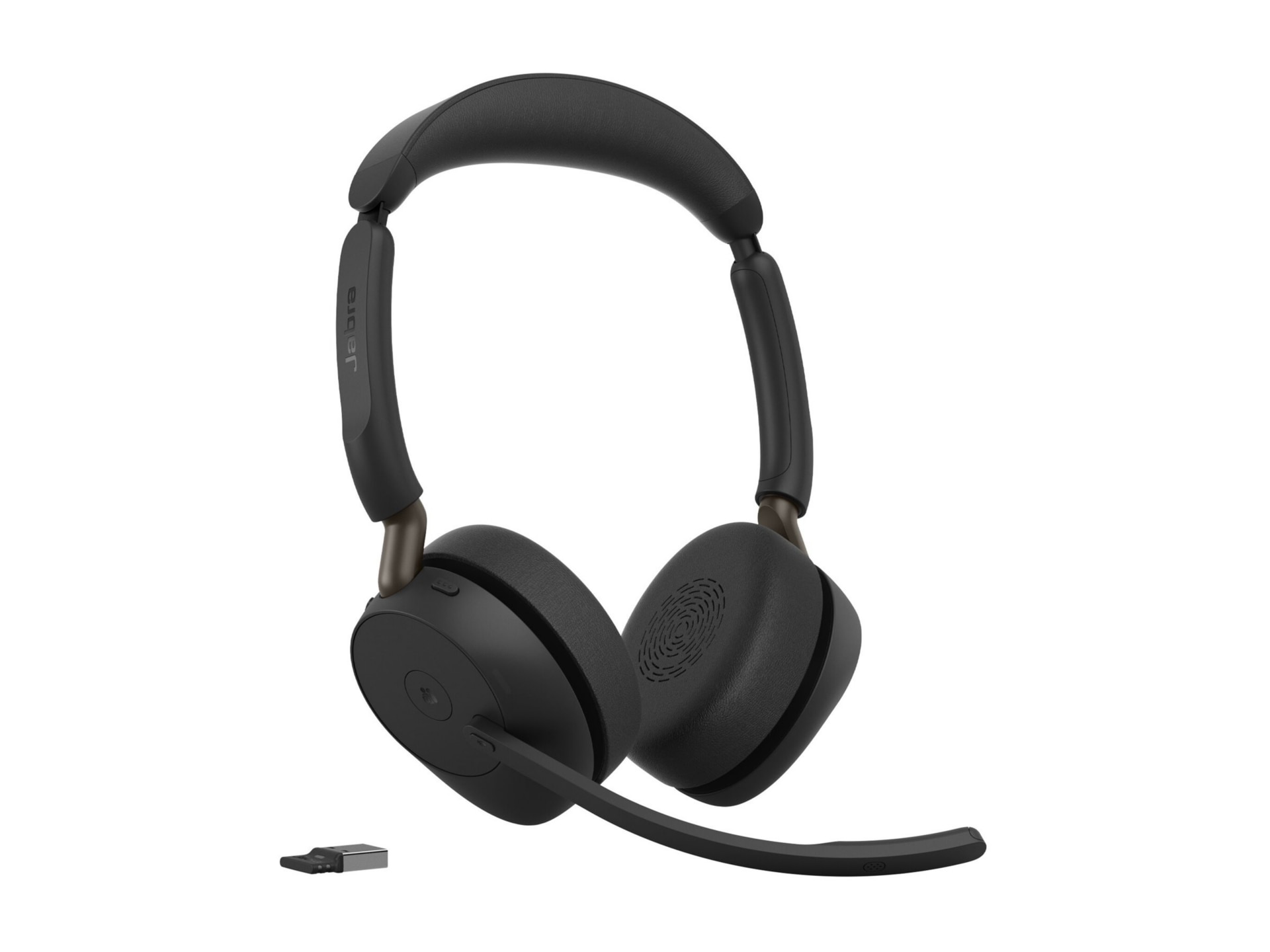 Jabra Evolve3 65 MS - headset - USB-A via Bluetooth adapter, USB-C