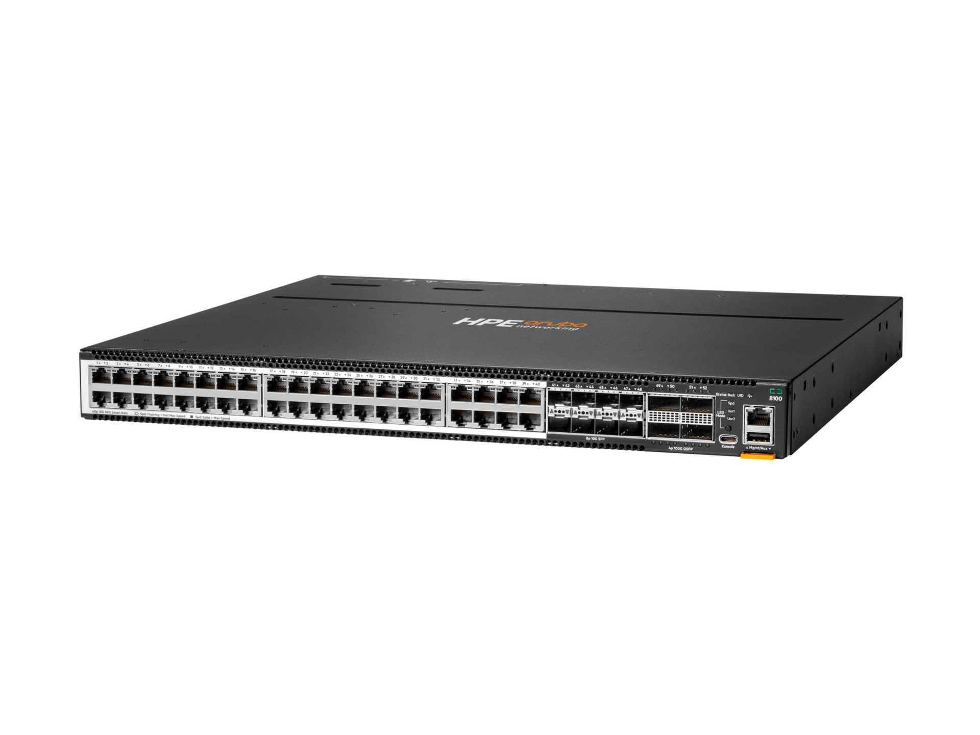 HPE Aruba Networking CX 8100 40x10GBase-T 8x10G SFP+ 4x40/100G QSFP28 Switc