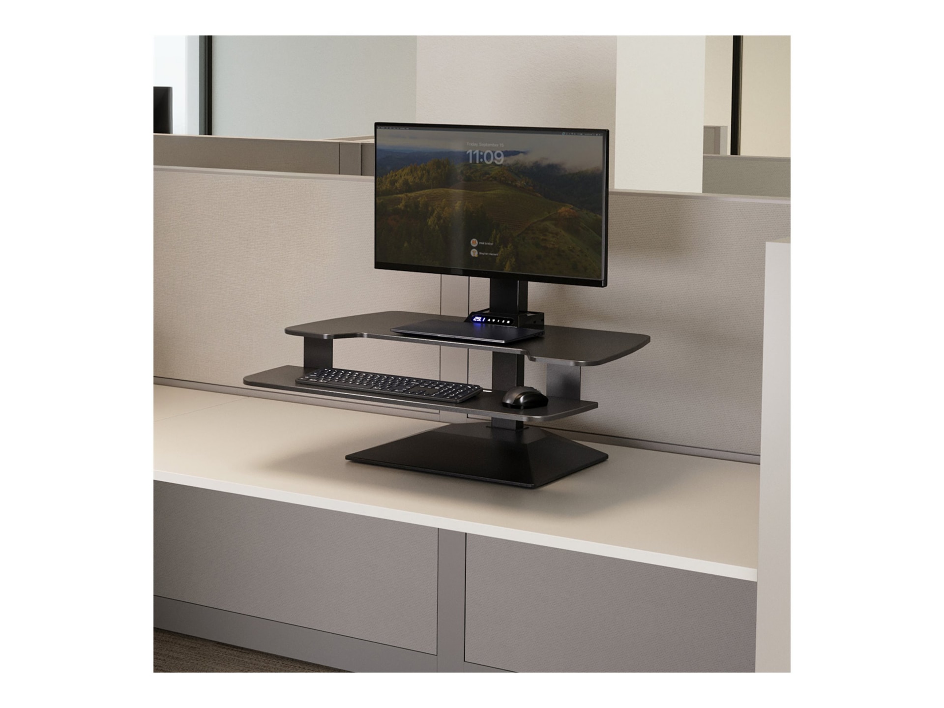 VariDESK Premier Series 2 - standing desk converter - black