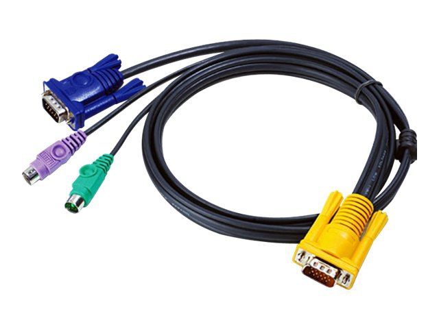 ATEN 2L-5206P - keyboard / video / mouse (KVM) cable - 6 m