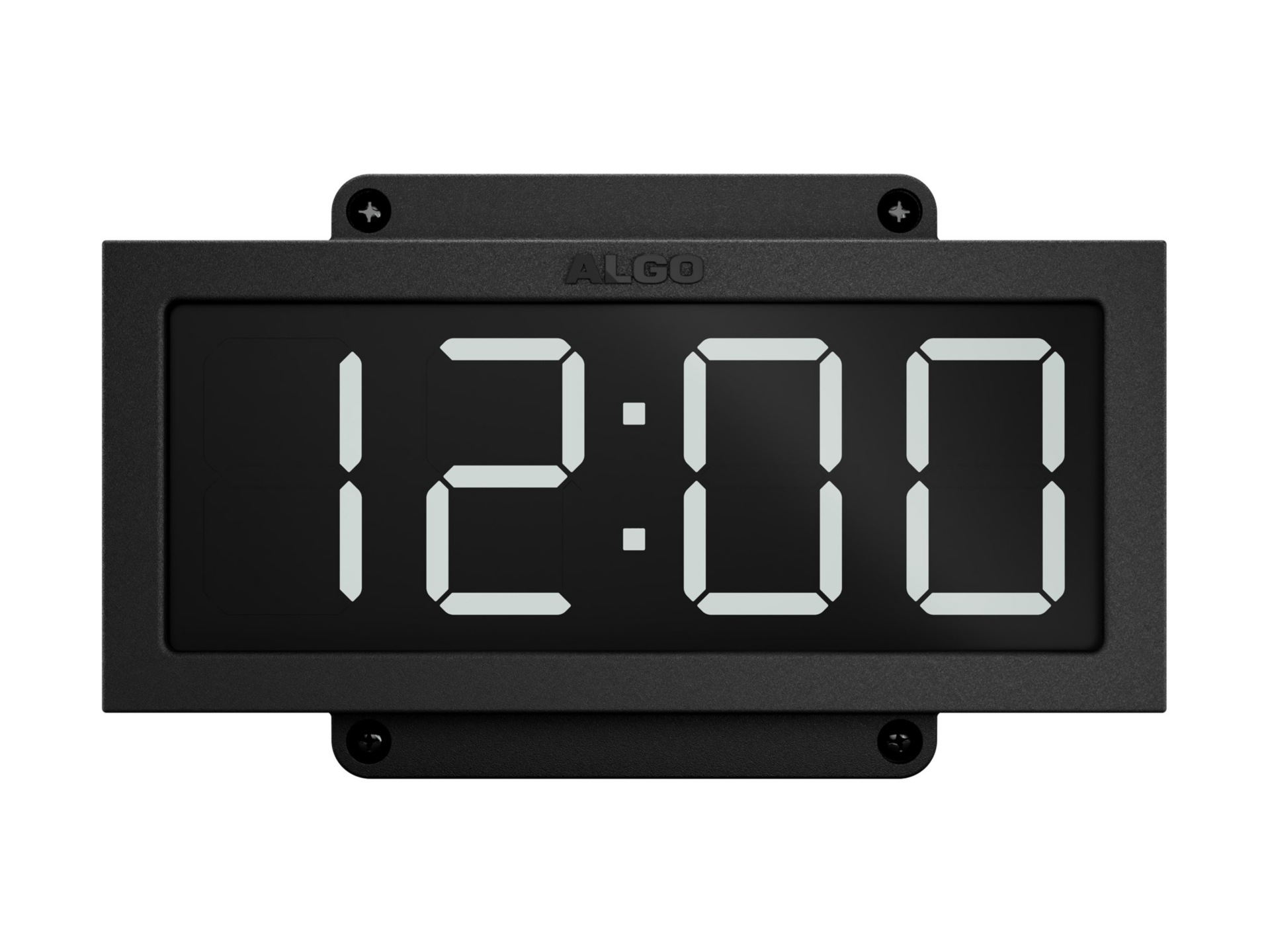 Algo 8401 - clock - rectangular - electronic - wall mountable - 18.8 x 7