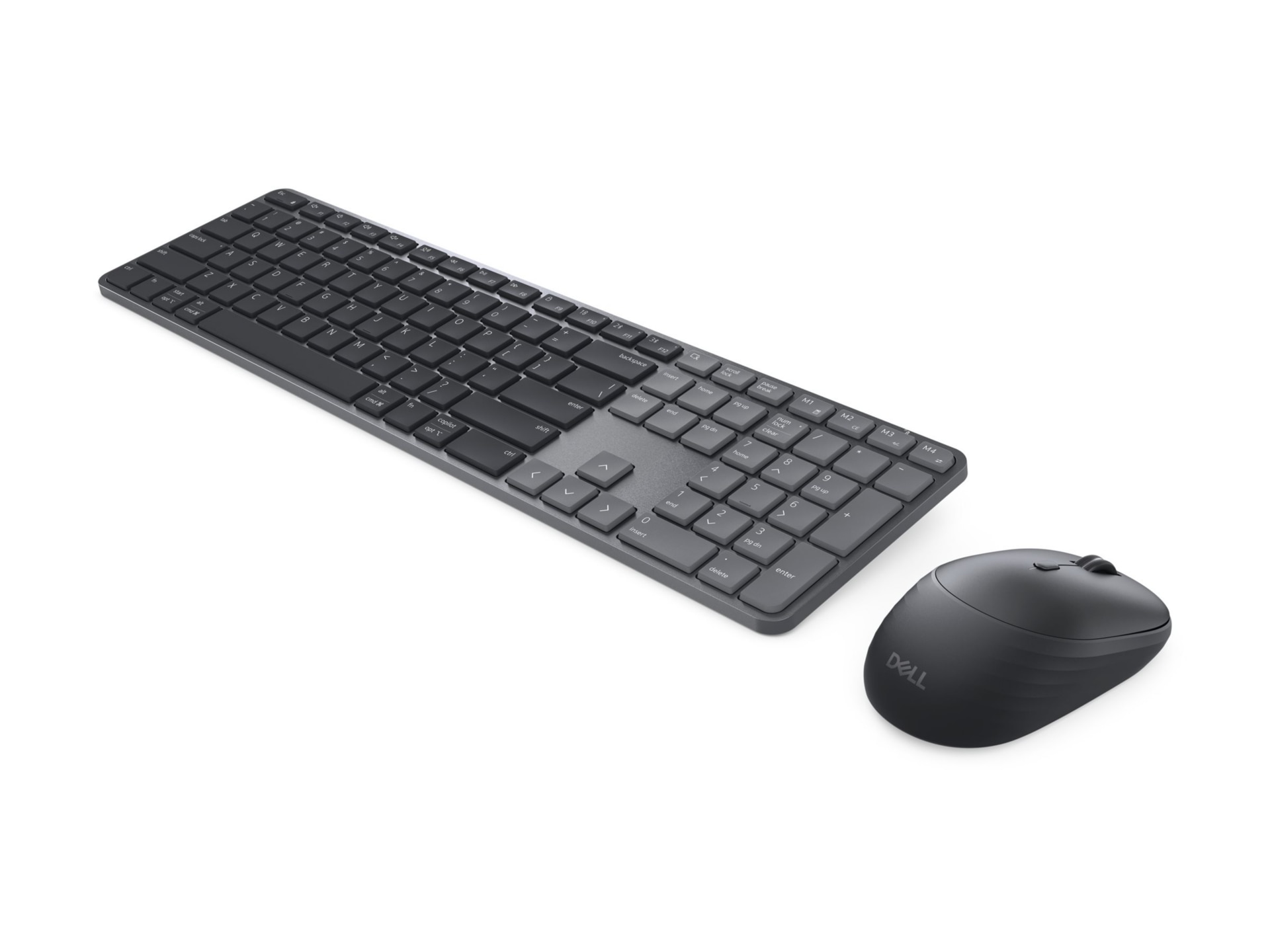 Dell Pro 7 KM726 - keyboard and mouse set - Slim - QWERTY - US English - bl