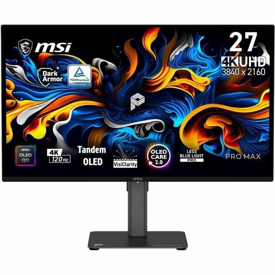 MSI PRO MAX PRO MAX 271UPX12G 27" Class 4K UHD Gaming OLED Monitor - 16:9 -