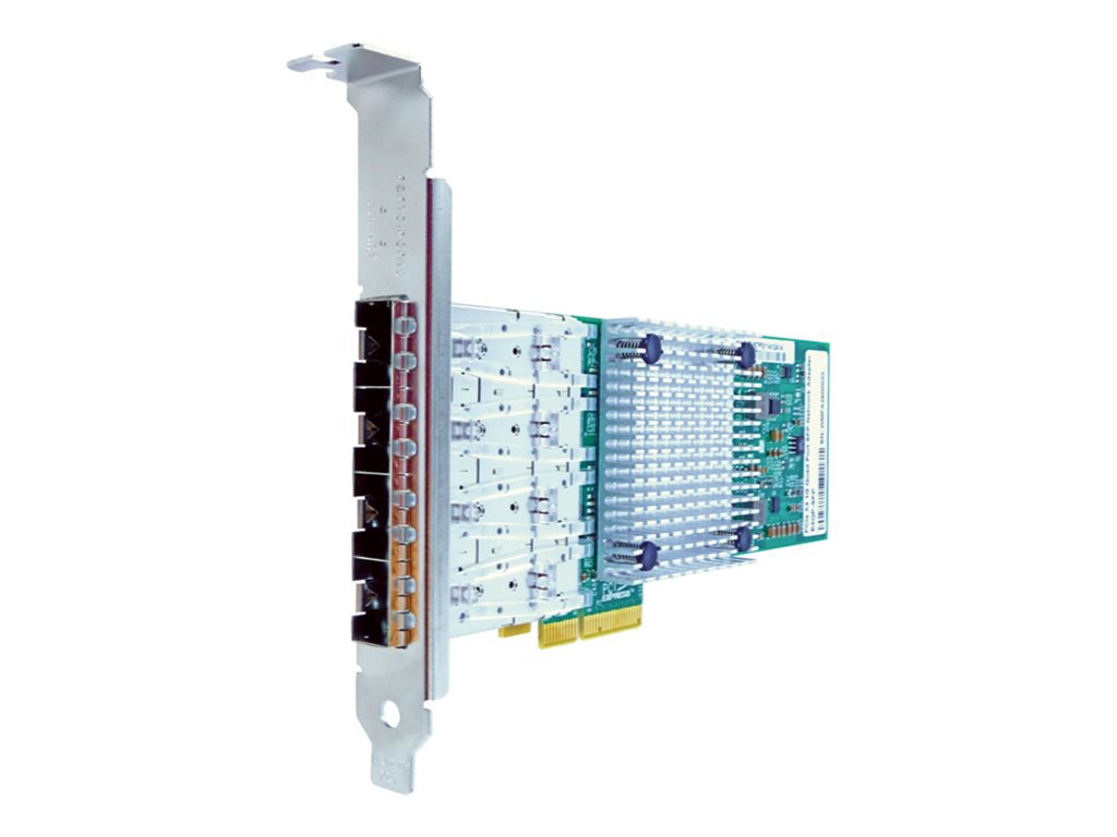 Axiom - network adapter - PCIe 2.1 x4 - Gigabit SFP x 4 - TAA Compliant