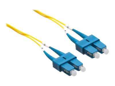 Axiom SC-SC Singlemode Duplex OS2 9/125 Fiber Optic Cable - 15m - Yellow -