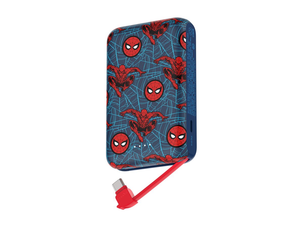 Belkin BoostCharge - Spider-Man: Brand New Day - power bank - with integrat
